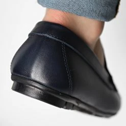 Sortie 💯 Mocassins Cuir DR-24 Bleu Marine de Classic Series 🤩 -Classic Series Soldes classic series 314707 DR 24 D BLUE 20220413T160006 04