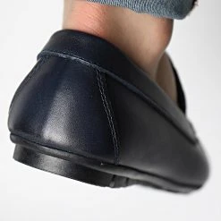 Promo 🥰 Mocassins Cuir DR-26 Bleu Marine de Classic Series 🧨 -Classic Series Soldes classic series 314715 DR 26 D BLUE 20220413T155513 04