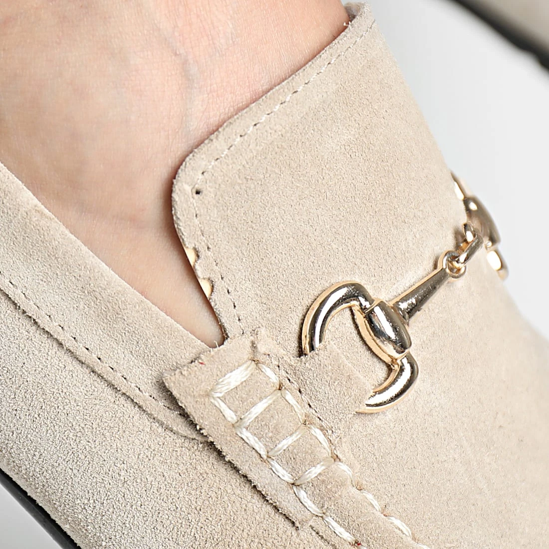 Top 10 ⭐ Mocassins Cuir 041 Beige de Classic Series ✔️ 4 Top 10 ⭐ Mocassins Cuir 041 Beige de Classic Series ✔️ – Image 2