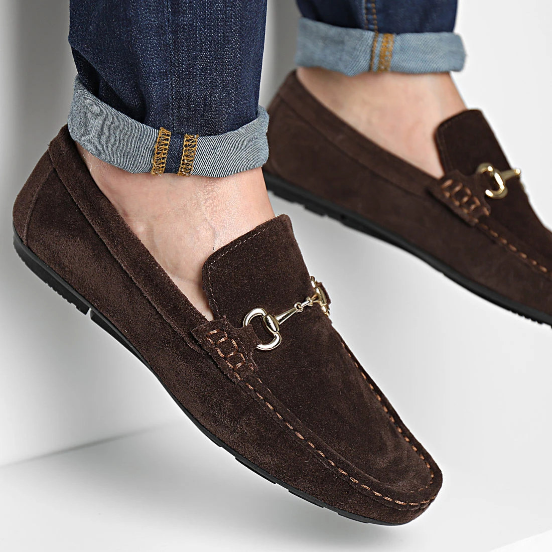 Meilleure affaire ✨ Mocassins Cuir 041 Marron de Classic Series 🥰 3 Meilleure affaire ✨ Mocassins Cuir 041 Marron de Classic Series 🥰