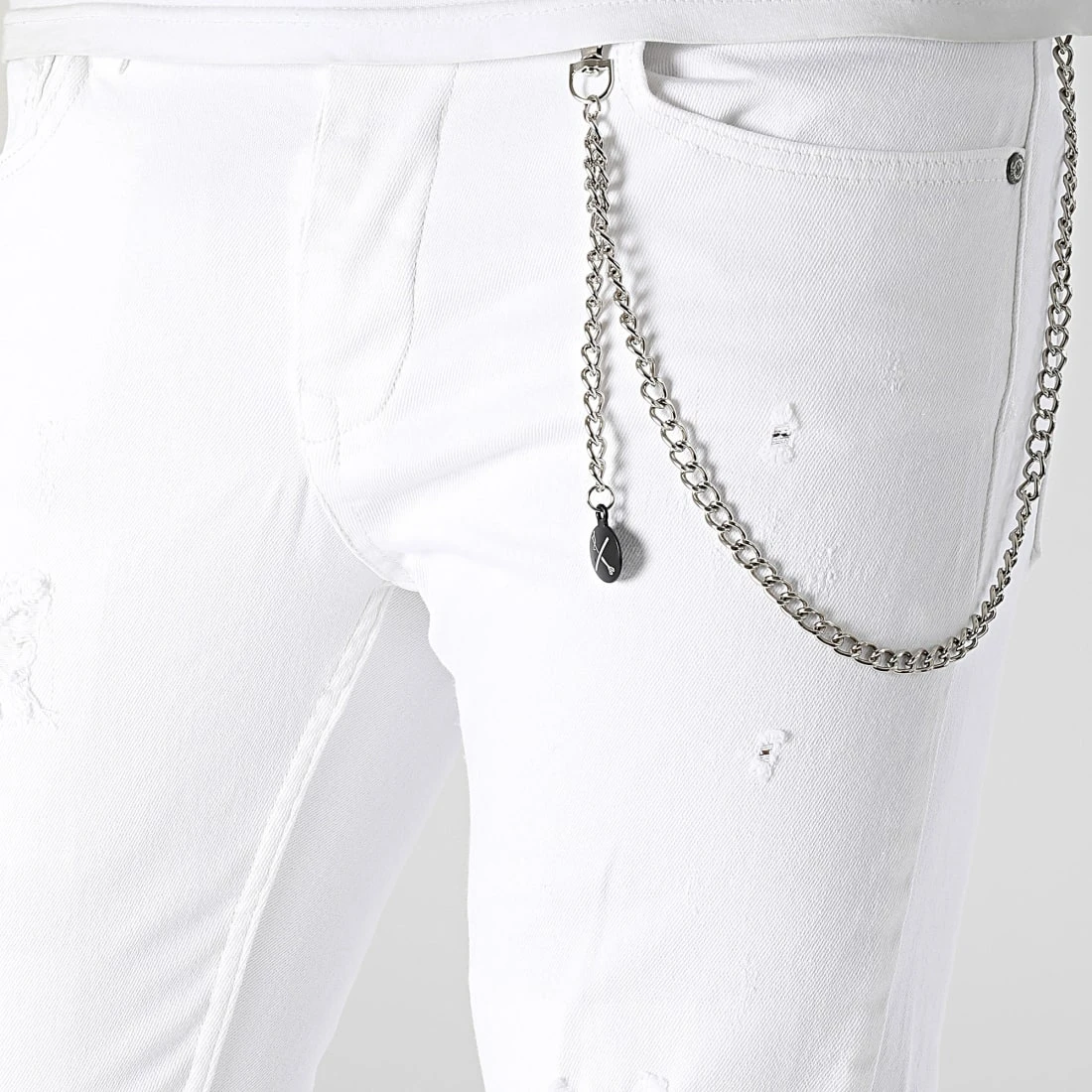 Vente flash 💯 Jean Skinny DHZ-3814 Blanc de Classic Series ✨ 4 Vente flash 💯 Jean Skinny DHZ-3814 Blanc de Classic Series ✨ – Image 2
