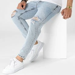 Meilleur prix ⌛ Jean Slim DH-2000-1 Bleu Denim de Classic Series ⌛ -Classic Series Soldes classic series 315086 DH 2000 A MAVI 20220422T144111 03