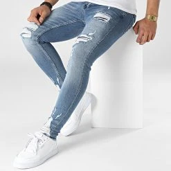 Sortie ⭐ Jean Skinny DHZ-3739-1 Bleu Denim de Classic Series ✔️ -Classic Series Soldes classic series 315089 DHZ 3739 A MAVI 20220422T143949 03
