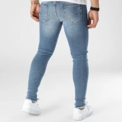 Sortie ⭐ Jean Skinny DHZ-3739-1 Bleu Denim de Classic Series ✔️ -Classic Series Soldes classic series 315089 DHZ 3739 A MAVI 20220422T143950 04