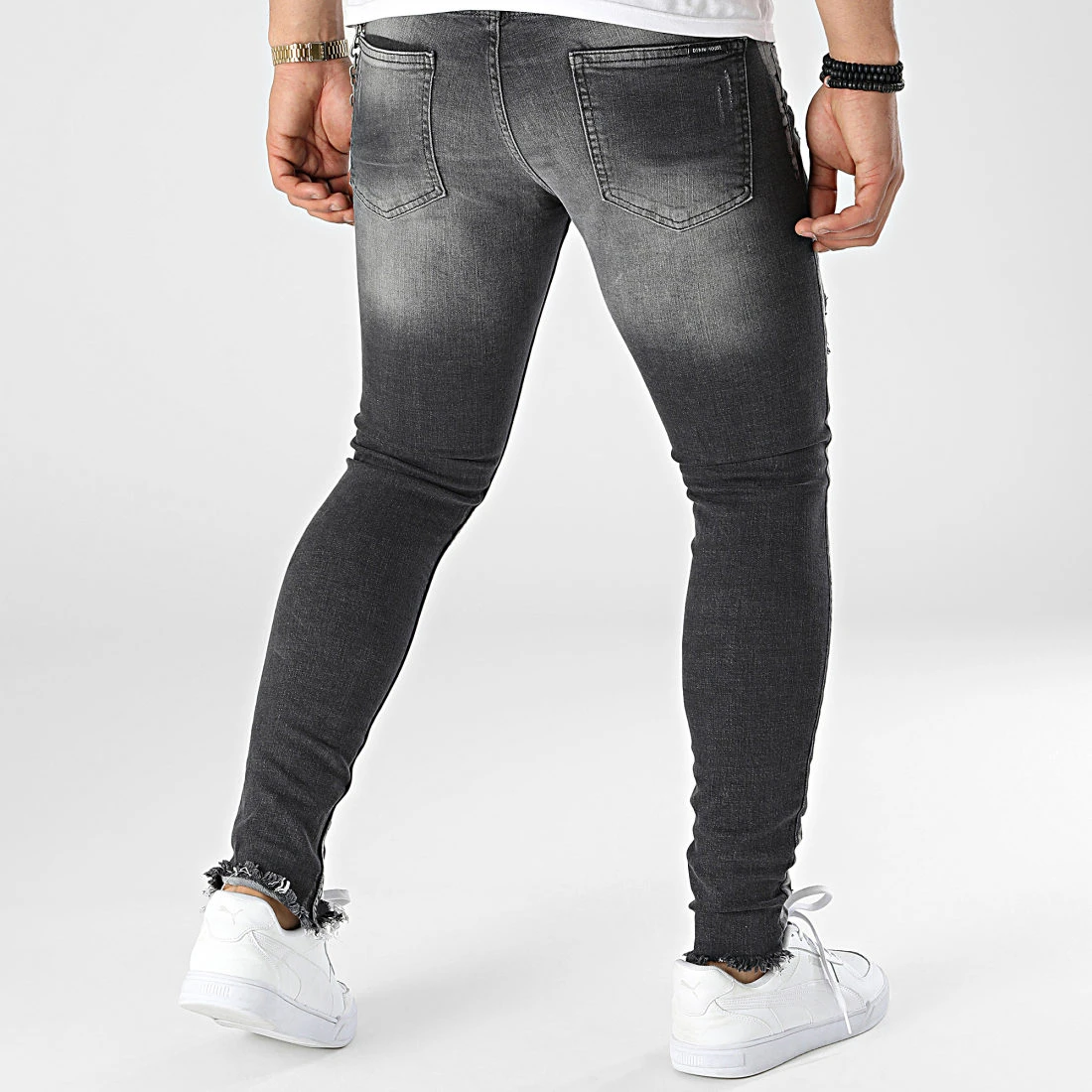 Le moins cher ✔️ Jean Skinny DHZ-3747-1 Noir de Classic Series ❤️ 6 Le moins cher ✔️ Jean Skinny DHZ-3747-1 Noir de Classic Series ❤️ – Image 4