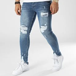 Promo ❤️ Jean Skinny DHZ-3739-1 Bleu Denim de Classic Series ⭐