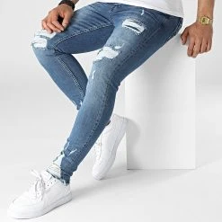Promo ❤️ Jean Skinny DHZ-3739-1 Bleu Denim de Classic Series ⭐ -Classic Series Soldes classic series 315093 DHZ 3739 O MAVI 20220422T141959 03