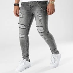 Budget ⌛ Jean Skinny DHZ-3747-1 Gris Anthracite de Classic Series ✨