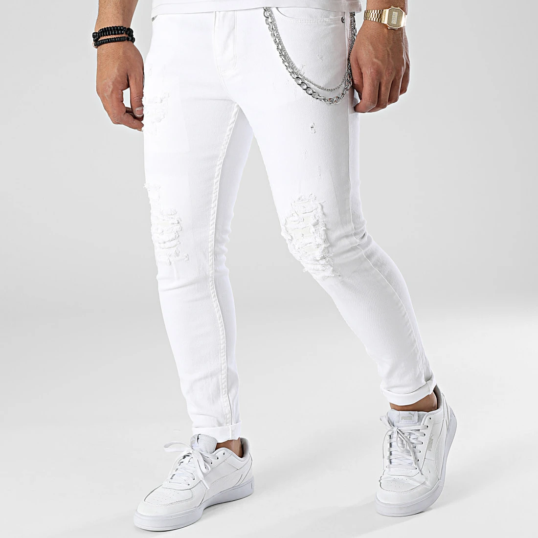 Sortie 💯 Jean Skinny DHZ-3822 Blanc de Classic Series 😍 3 Sortie 💯 Jean Skinny DHZ-3822 Blanc de Classic Series 😍