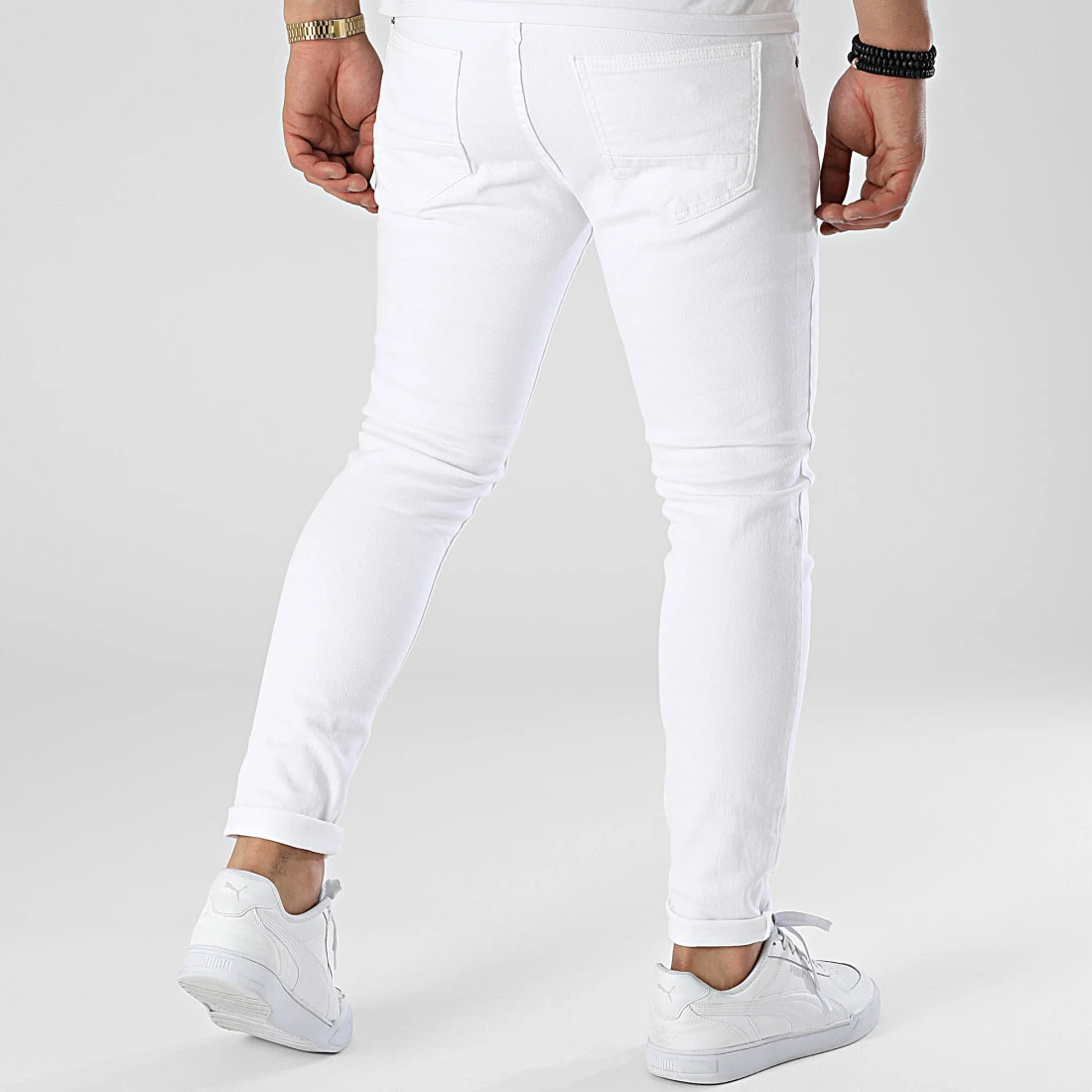 Sortie 💯 Jean Skinny DHZ-3822 Blanc de Classic Series 😍 6 Sortie 💯 Jean Skinny DHZ-3822 Blanc de Classic Series 😍 – Image 4