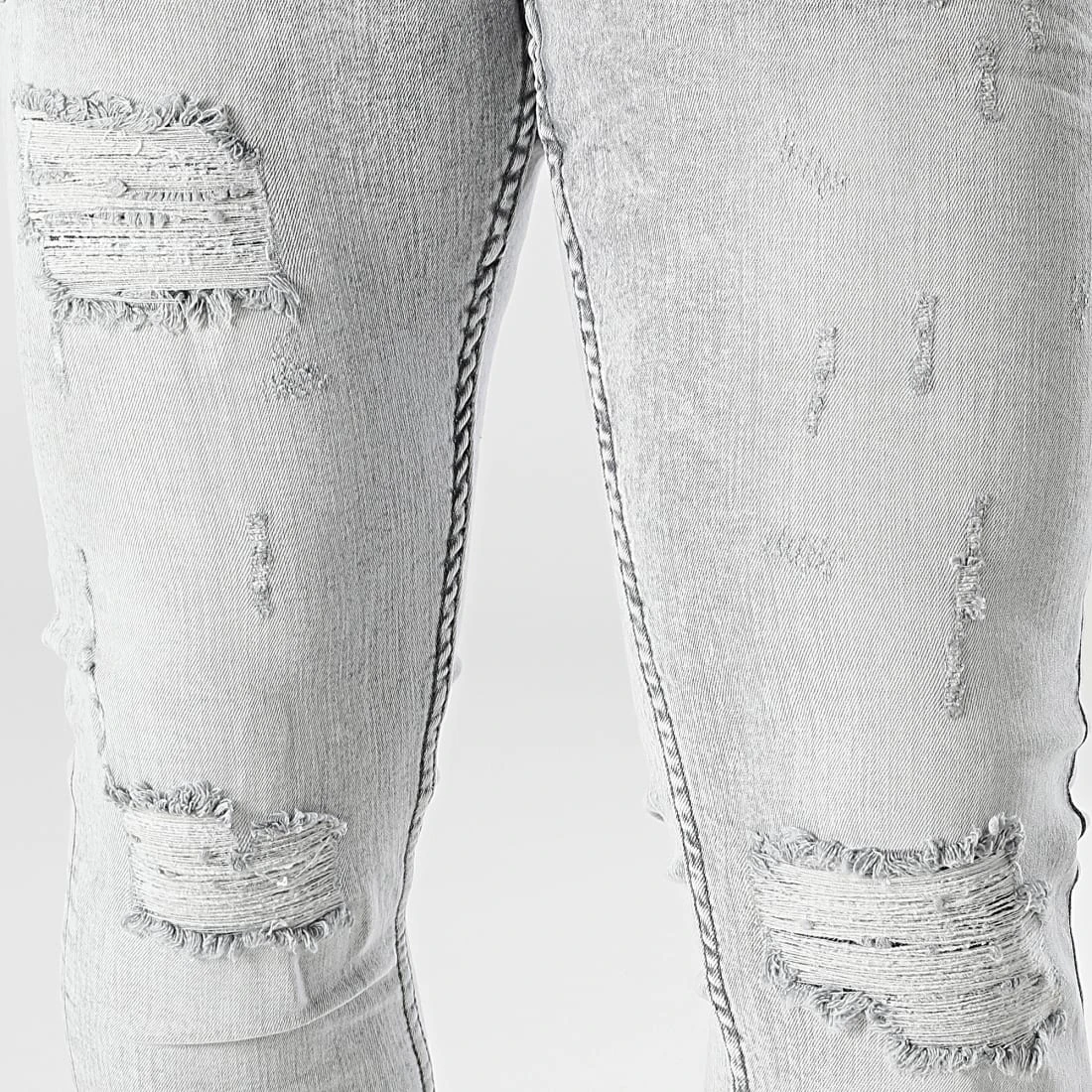 Nouveau 👏 Jean Skinny DHZ-3756-2 Gris Clair de Classic Series 🎉 4 Nouveau 👏 Jean Skinny DHZ-3756-2 Gris Clair de Classic Series 🎉 – Image 2