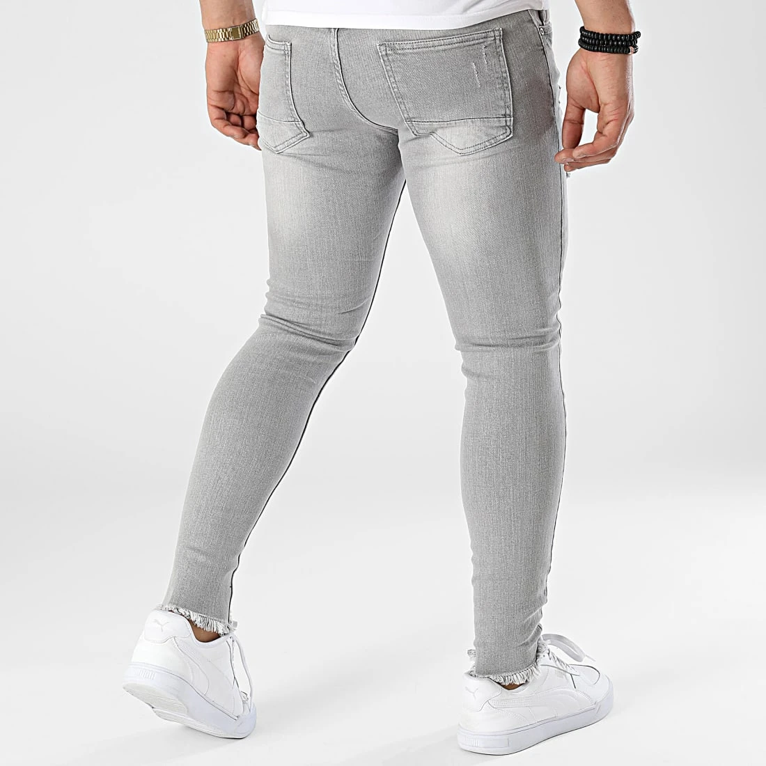 Meilleur prix 😉 Jean Skinny DHZ-3815-1 Gris de Classic Series 😉 6 Meilleur prix 😉 Jean Skinny DHZ-3815-1 Gris de Classic Series 😉 – Image 4