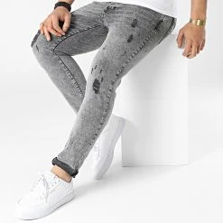 Top 10 🥰 Jean Skinny DH-5002 Gris de Classic Series 🔔 -Classic Series Soldes classic series 315158 DH 5002 FUME 20220415T151833 03