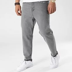 Vente flash 🤩 Jean Regular DHZ-3758-1 Gris de Classic Series 👍