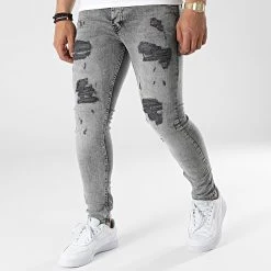 Le moins cher ✔️ Jean Skinny DHZ-3750-1 Gris de Classic Series 😉