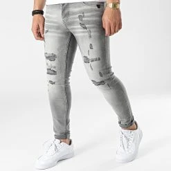 Le moins cher 😍 Jean Skinny DHZ-3665-3 Gris de Classic Series ❤️