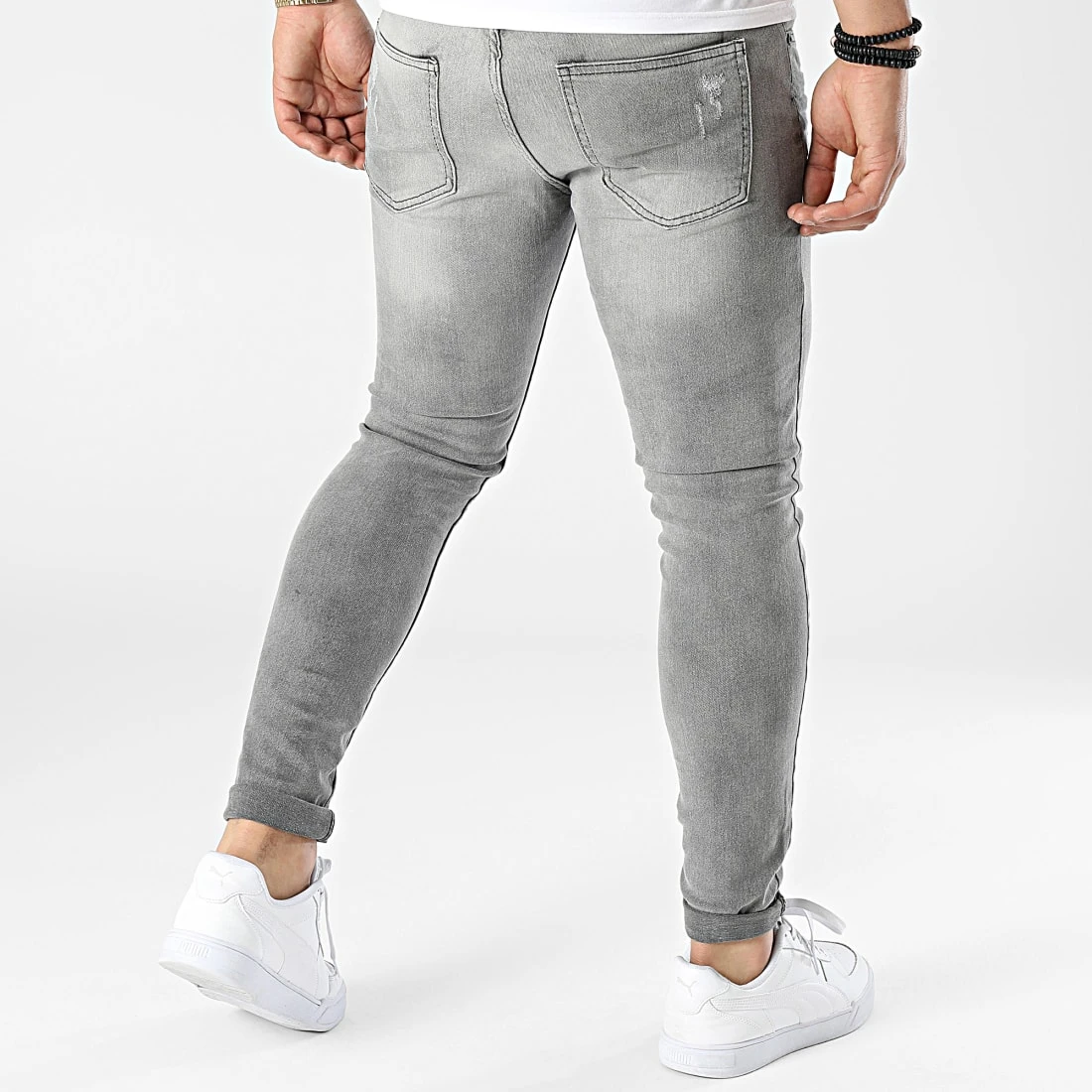 Le moins cher 😍 Jean Skinny DHZ-3665-3 Gris de Classic Series ❤️ 6 Le moins cher 😍 Jean Skinny DHZ-3665-3 Gris de Classic Series ❤️ – Image 4