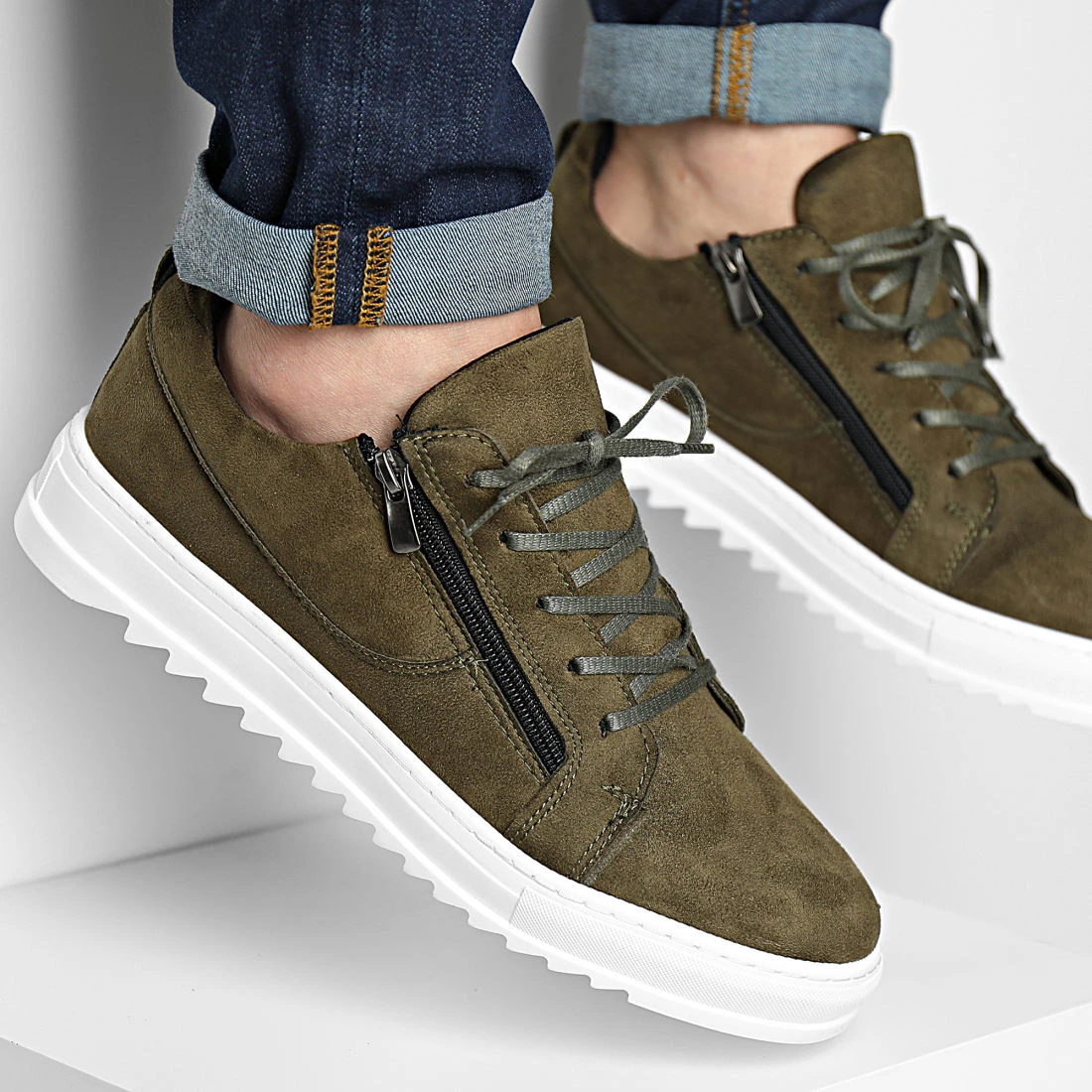 De gros 👍 Baskets 961 Vert Kaki de Classic Series 🧨 3 De gros 👍 Baskets 961 Vert Kaki de Classic Series 🧨