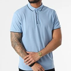 Meilleure affaire ✨ Polo A Manches Courtes P2218 Bleu Clair de Classic Series 🔥 -Classic Series Soldes classic series 315751 P2218 AZUZ NOCHE 20220421T161556 03