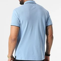 Meilleure affaire ✨ Polo A Manches Courtes P2218 Bleu Clair de Classic Series 🔥 -Classic Series Soldes classic series 315751 P2218 AZUZ NOCHE 20220421T161558 04