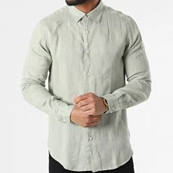 Meilleure affaire 😉 Chemise A Manches Longues 7631 Vert Clair de Classic Series ⭐ -Classic Series Soldes classic series 315791 7631 LT GREEN 20220421T161407 03