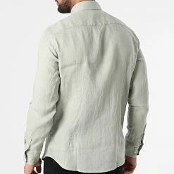 Meilleure affaire 😉 Chemise A Manches Longues 7631 Vert Clair de Classic Series ⭐ -Classic Series Soldes classic series 315791 7631 LT GREEN 20220421T161409 04