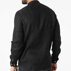 Grosses soldes ❤️ Chemise A Manches Longues 7632 Noir de Classic Series 🔥 -Classic Series Soldes classic series 315893 7632 BLACK 20220421T152006 04