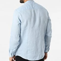Sortie 🎁 Chemise A Manches Longues 7632 Bleu Clair de Classic Series 😍 -Classic Series Soldes classic series 315894 7632 LT BLUE 20220421T151624 04