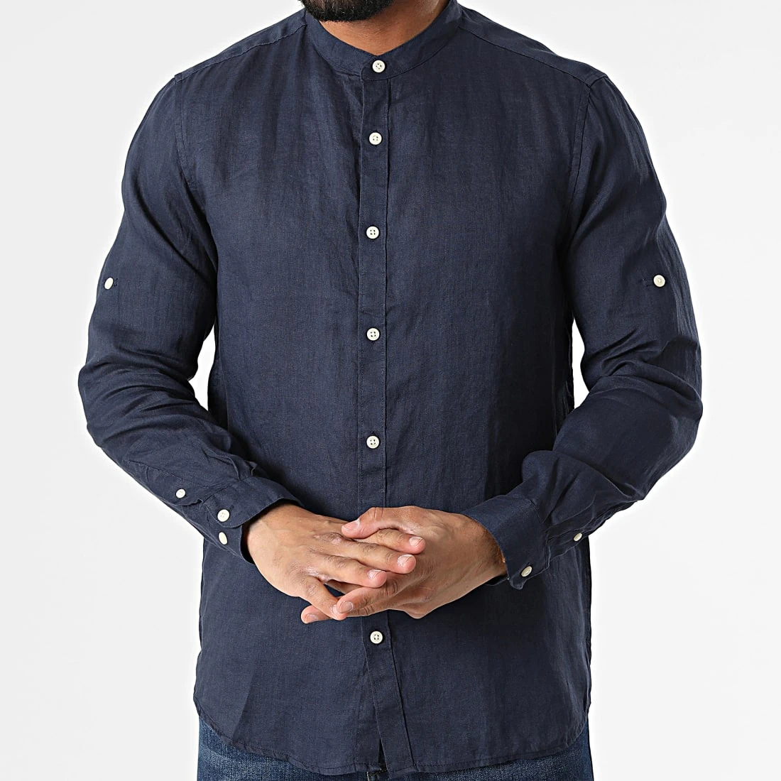 Coupon 🛒 Chemise A Manches Longues 7632 Bleu Marine de Classic Series ⭐ 5 Coupon 🛒 Chemise A Manches Longues 7632 Bleu Marine de Classic Series ⭐ – Image 3