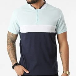 Meilleure affaire 🥰 Polo A Manches Courtes P2214 Bleu Clair Bleu Marine de Classic Series ✔️ -Classic Series Soldes classic series 315906 P2214 AZUL 20220421T151554 03