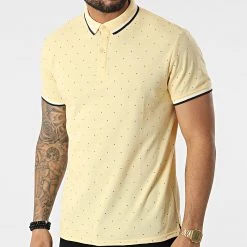 Meilleur prix 🥰 Polo A Manches Courtes P2210 Jaune de Classic Series 🔥