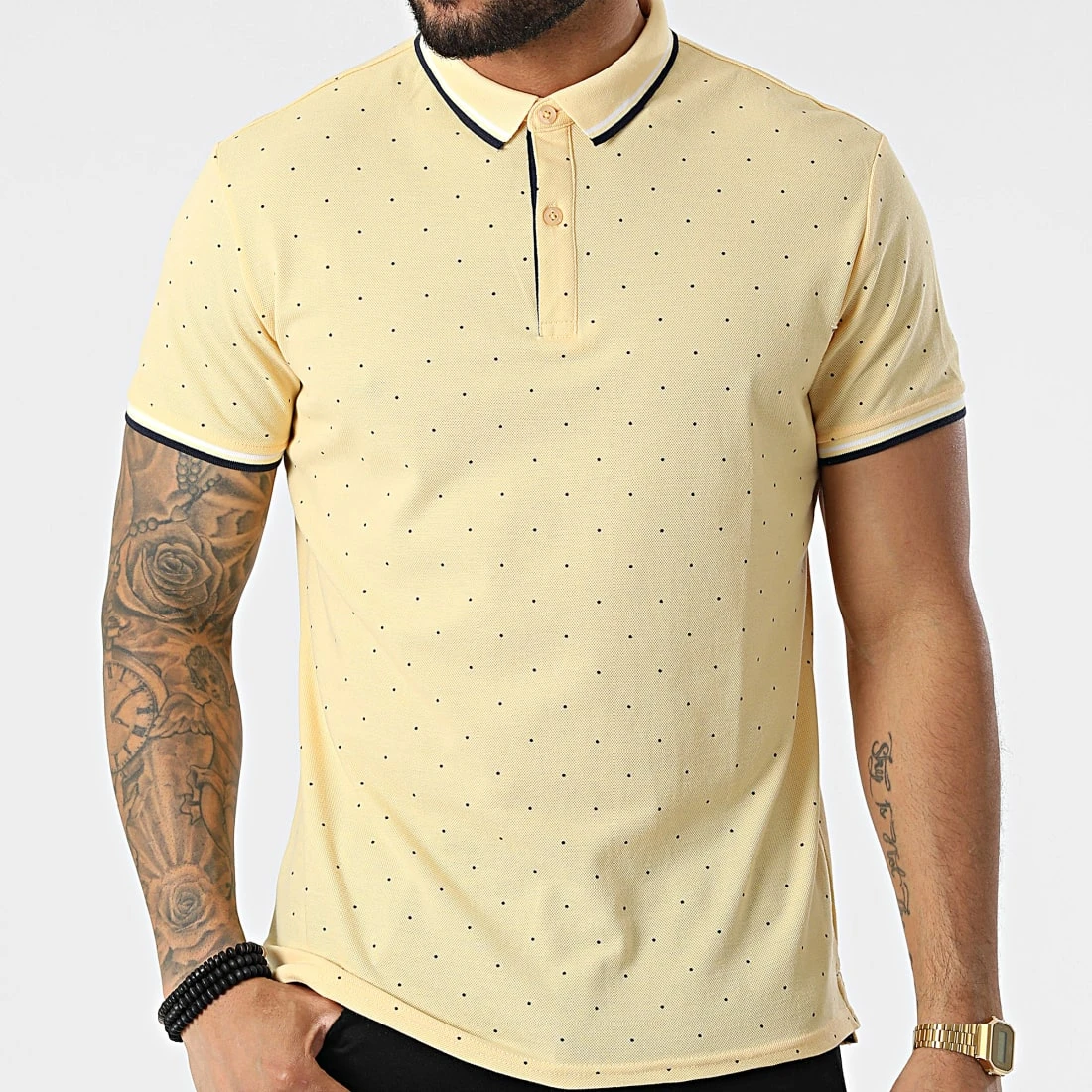 Meilleur prix 🥰 Polo A Manches Courtes P2210 Jaune de Classic Series 🔥 5 Meilleur prix 🥰 Polo A Manches Courtes P2210 Jaune de Classic Series 🔥 – Image 3