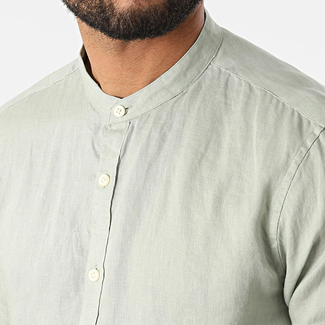 Remise 🧨 Chemise A Manches Longues 7632 Vert Clair de Classic Series ⌛ 4 Remise 🧨 Chemise A Manches Longues 7632 Vert Clair de Classic Series ⌛ – Image 2