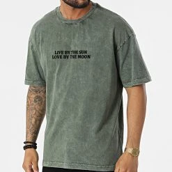 Sortie 🔥 Tee Shirt G22-646 Vert Kaki de Classic Series ✔️ -Classic Series Soldes classic series 316232 G22 646 HAKI 20220427T160223 04