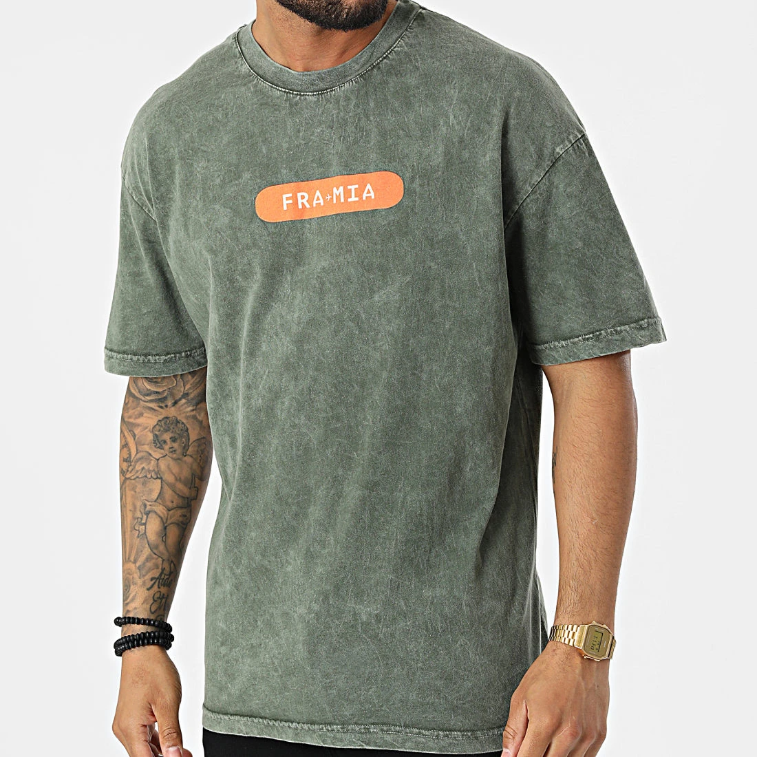 Bon marché 😍 Tee Shirt G22-644 Vert Kaki de Classic Series 🥰 6 Bon marché 😍 Tee Shirt G22-644 Vert Kaki de Classic Series 🥰 – Image 4