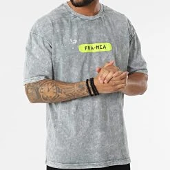 De gros 🌟 Tee 🎉 Shirt G22-644 Gris de Classic Series ⭐ -Classic Series Soldes classic series 316238 G22 644 GRI 20220427T160307 03