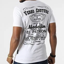 Coupon ⌛ Tee Shirt Oversize Large 7190 Blanc de Classic Series 👍