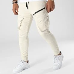 Top 10 🧨 Pantalon Cargo Slim G038 Beige de Classic Series 😍