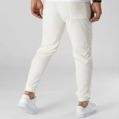 Meilleur prix ⌛ Pantalon Jogging E004 Beige de Classic Series ✔️ -Classic Series Soldes classic series 317476 E004 WHITE 20220509T154733 04