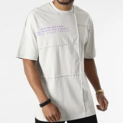 Promo 🌟 Tee Shirt Oversize Large 22-Y261 Gris de Classic Series ⌛ -Classic Series Soldes classic series 317486 22 Y261 GRI 20220504T142050 03