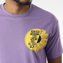 Budget 🎁 Tee Shirt 22-Y180 Violet de Classic Series 🎁 -Classic Series Soldes classic series 317489 22 Y180 MOR 20220504T142116 02