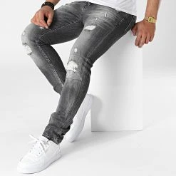 Promo 👍 Jean Slim 5146 Gris de Classic Series ❤️ -Classic Series Soldes classic series 317621 5146 5 20220429T160229 03