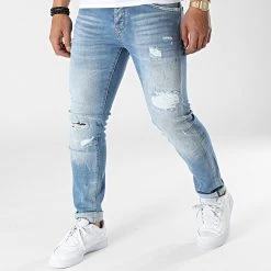 Vente flash 😍 Jean Slim 5145 Bleu Wash de Classic Series ⭐