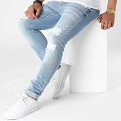 Meilleur prix 👏 Jean Slim 5145 Bleu Wash de Classic Series ❤️ -Classic Series Soldes classic series 317652 5145 11 20220429T160204 03
