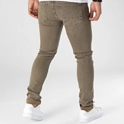 Promo 🎉 Jean Slim 7876 Marron de Classic Series ✨ -Classic Series Soldes classic series 318047 7876 LATTE 1 20220509T155313 04