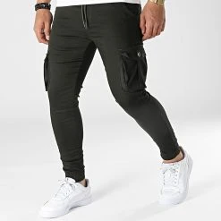 Offres 👍 Pantalon Cargo WKM-2010 Vert Kaki de Classic Series ✔️