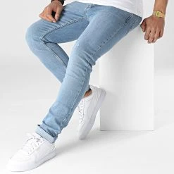 Coupon 😀 Jean Slim B-454 Bleu Denim de Classic Series ❤️ -Classic Series Soldes classic series 318056 B 454 BLUE 1 20220509T155608 03