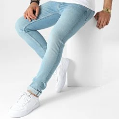 Vente flash 🥰 Jean Slim 7871 Bleu Wash de Classic Series 👏 -Classic Series Soldes classic series 318057 7871 BLUE 1 20220509T154937 03