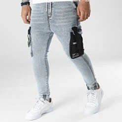 Bon marché 😍 Jogger Pant DH-3551 Bleu Wash de Classic Series ✔️