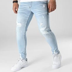 Vente flash 🎁 Jean Skinny DHZ-3783 Bleu Wash de Classic Series ✨